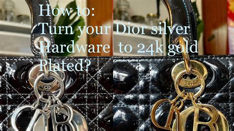 How to: Turn your Dior silver hardware to 24k gold plated.